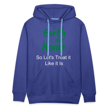 Load image into Gallery viewer, The Earth is Our Home Men’s Premium Hoodie - royal blue
