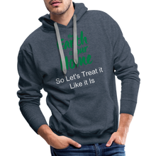 Load image into Gallery viewer, The Earth is Our Home Men’s Premium Hoodie - heather denim
