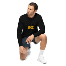 Load image into Gallery viewer, Jock Unisex Long Sleeve Tee with gold lettering
