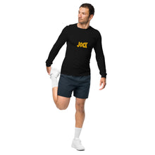 Load image into Gallery viewer, Jock Unisex Long Sleeve Tee with gold lettering
